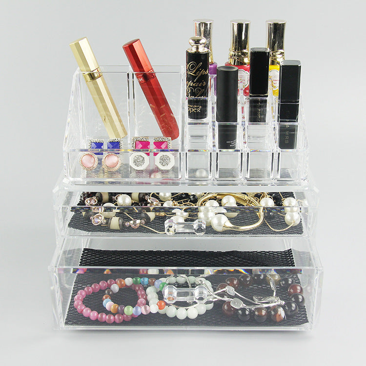 Transform Your Makeup Routine with Our Clear Acrylic Makeup Storage Organizer